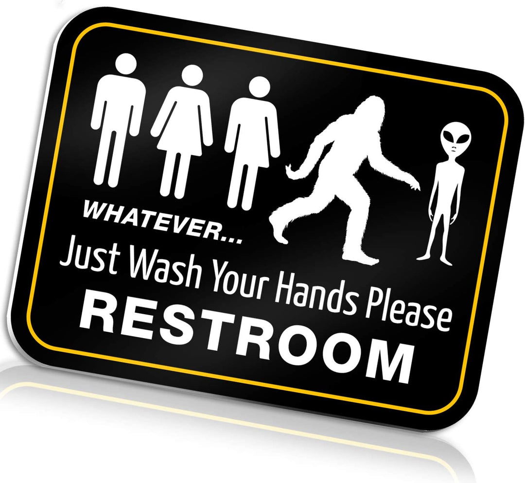 Whatever Just Wash Your Hands Metal Sign #29