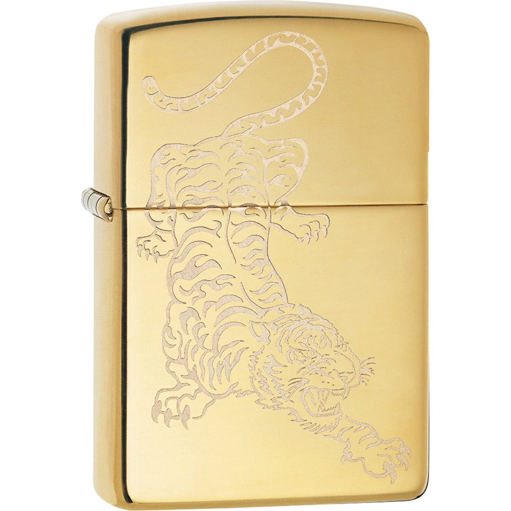 Tattoo Tiger Design Zippo Lighter - 29884