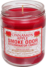 Cinnamon Apple Smoke Odor Exterminator Candle
