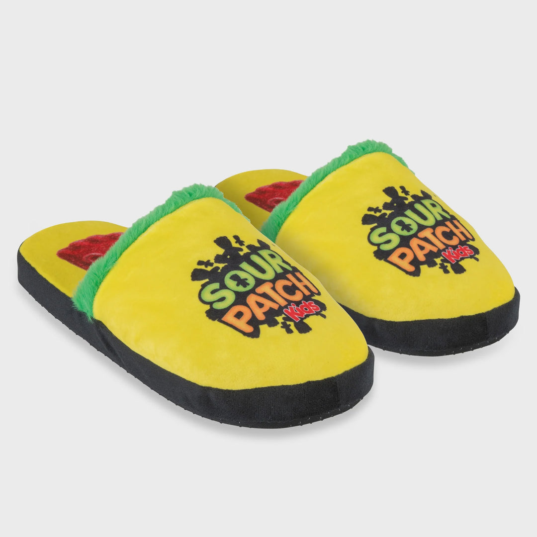 Sour Patch Kids Fuzzy Slippers