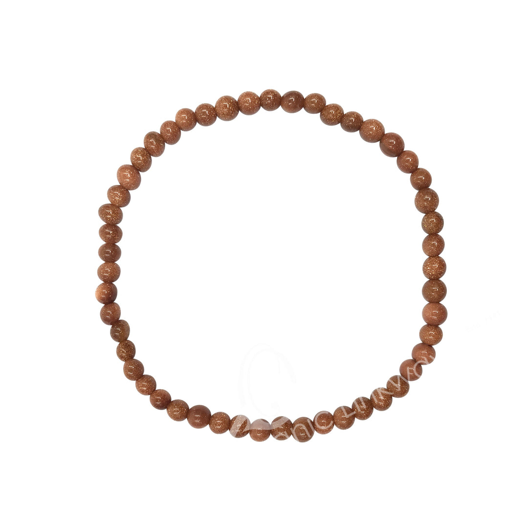Oceanic - Gold Sandstone Beaded Bracelet