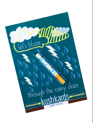 Kush Kards - Sympathy Rainy Daze Greeting Card