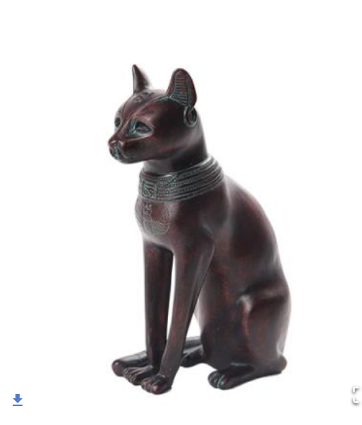 Pacific - Small Bastet Cat Bronze Statue 10251