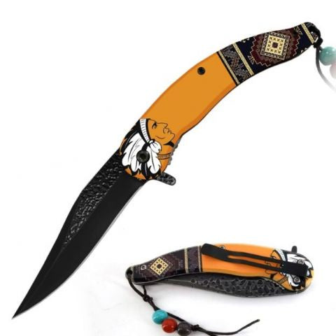 Dark Fantasy Blades 9084-2 Spring Assist Knife