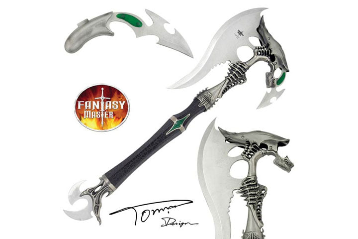 Alien Fantasy Axe W/ Detachable Knife