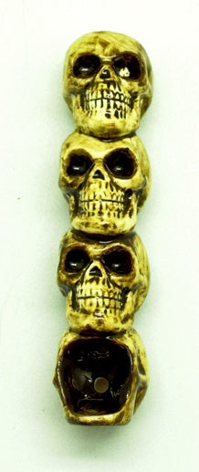Wacky Bowlz Ceramic Skulls Pipe