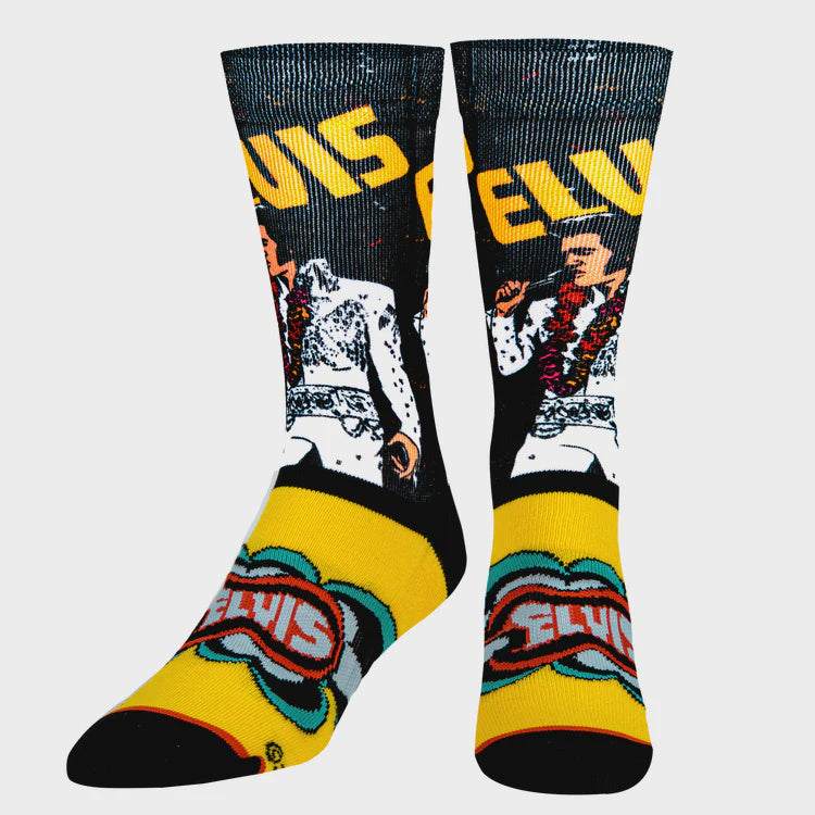 Elvis Rock N Roll Knit Socks