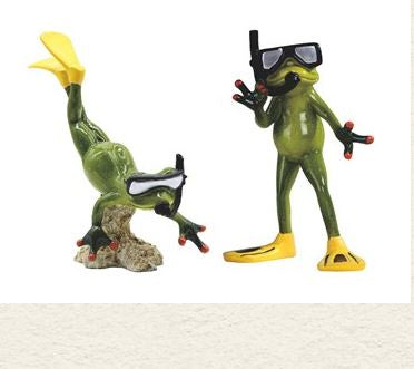 GSC - Frog Snorkeling Statues