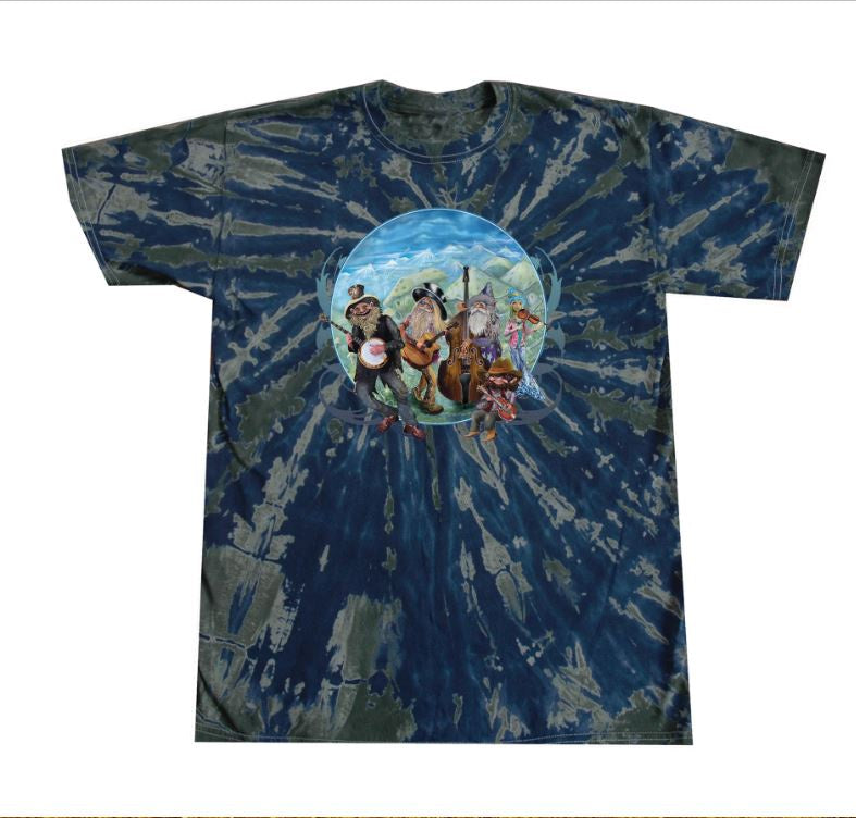 HappyLife - Gnome Bluegrass Tie Dye T-Shirt