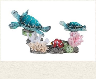 GSC - Sea Turtles w/Clown Fish Statue