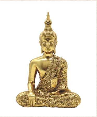 GSC - Golden Thai Buddha Earth Touching Statue