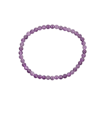 Earth's Elements - Amethyst Gemstone Beaded Bracelet