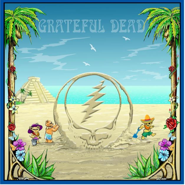 HappyLife - Grateful Dead Sand Sculpture Offset Print