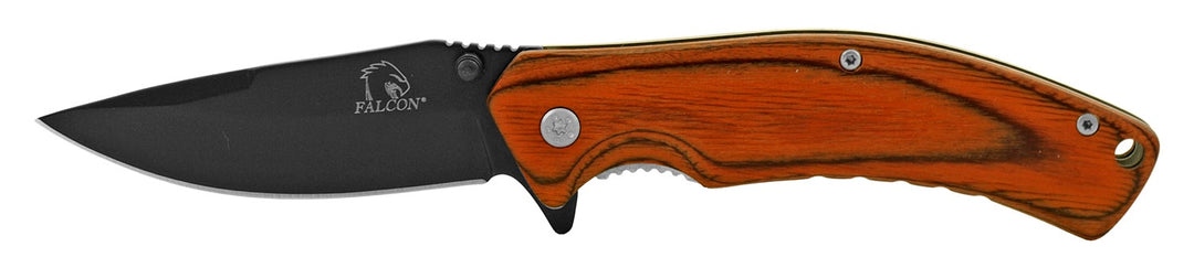 4.5" Old School Wood Handle Pocket Knife