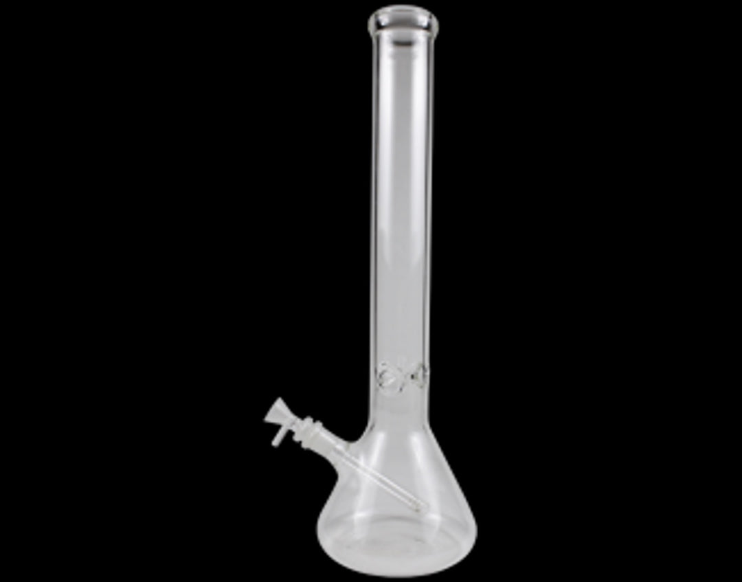 18" Glass Beaker Bottom Water Pipe
