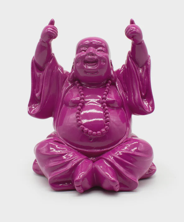 Pink Thumbs Up Buddha