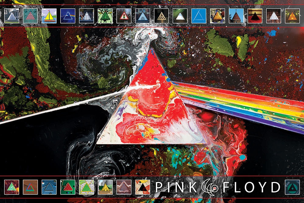 Pink Floyd Dark Side 40th Poster