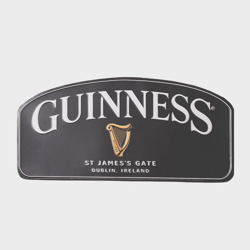 Guinness Embossed Metal Sign