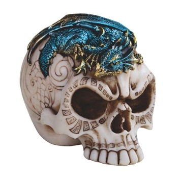 GSC - Skull with Blue Dragon 44119