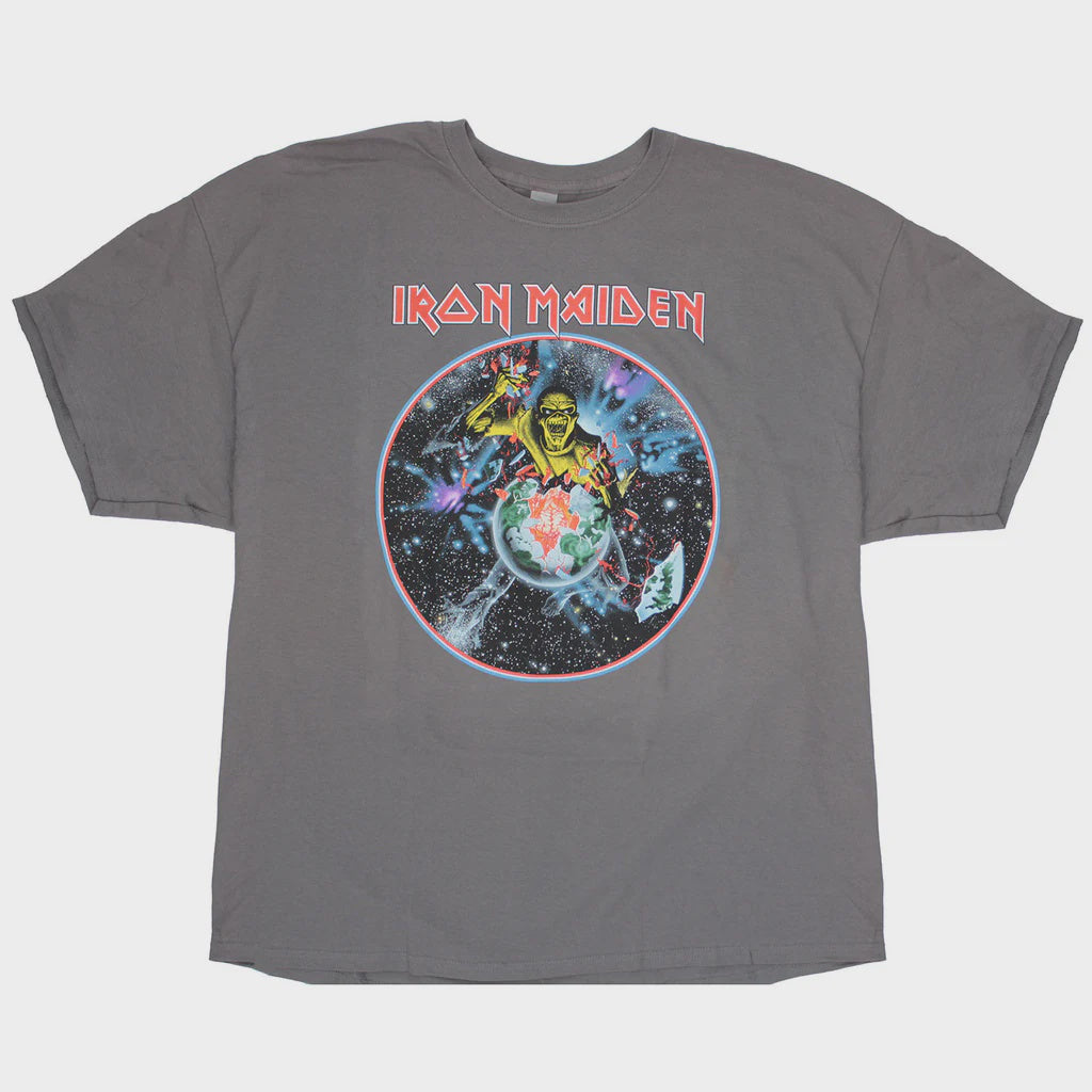Iron Maiden World Piece Tour Charcoal T-Shirt