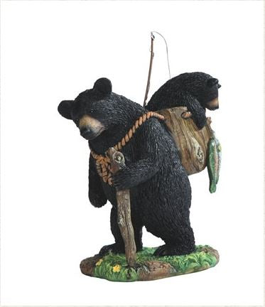 GSC - Fishing Bear w/Cub Statue