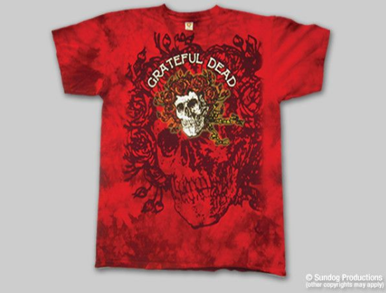 Sundog - Grateful Dead Bertha Red Tie Dye T-Shirt