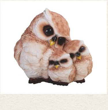 GSC - Owl Family Statue 54602