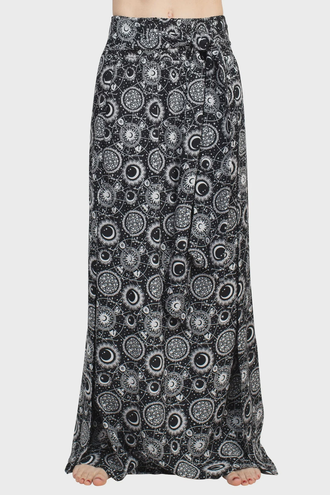 Lakhay's - Flowy Celestial Slit Skirt