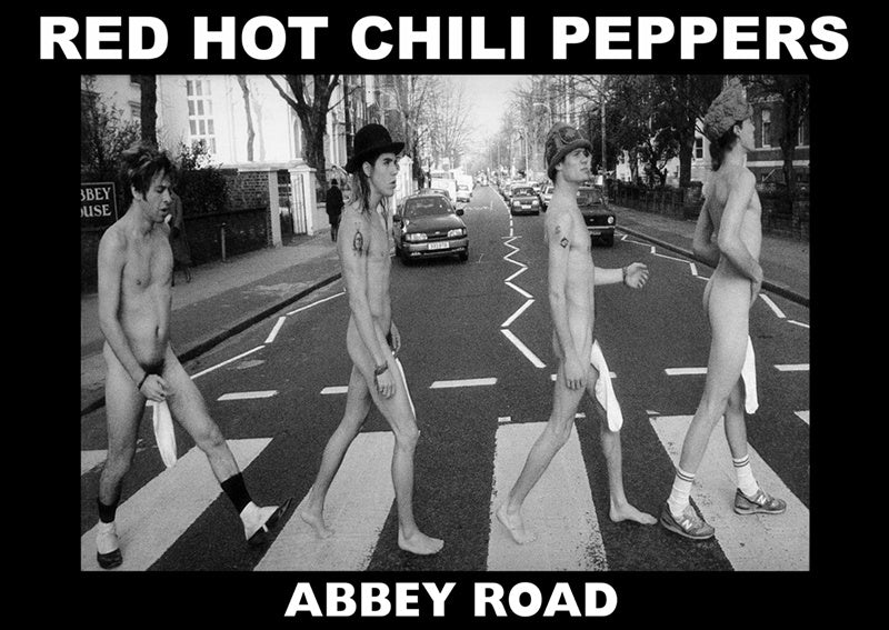 Red Hot Chili Peppers Abbey Road Poster