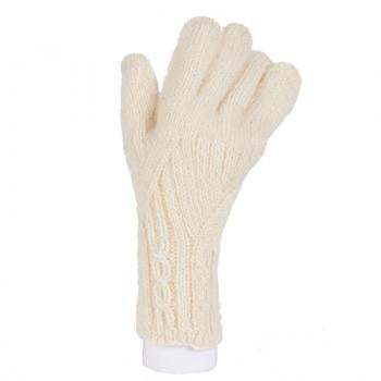 Thick Cable Knit Wool Gloves - Assorted Colors