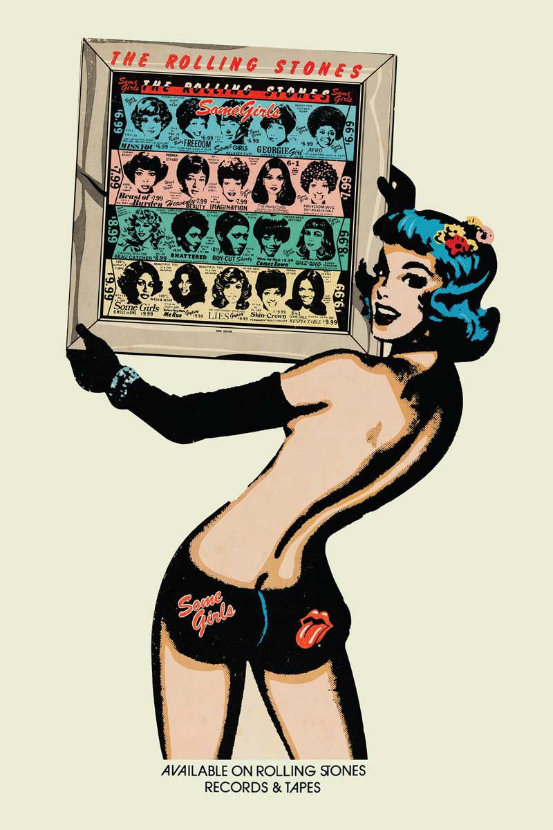Rolling Stones Some Girls Poster