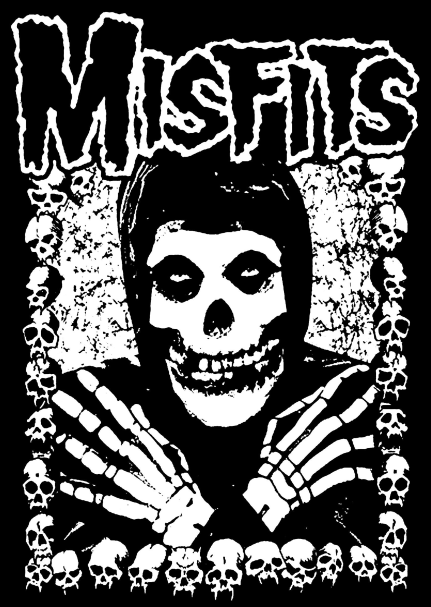 Misfits Skulls Surround Poster