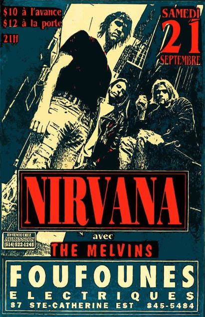 Nirvana French Promo Poster