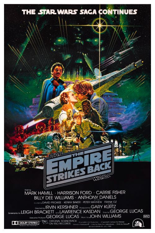 Star Wars Empire Strikes Back Movie Score Poster