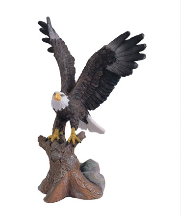 GSC - Eagle on Tree Trunk Statue 54164