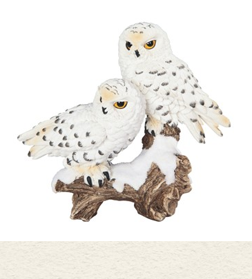 GSC - Snowy Owl Couple Statue 54554