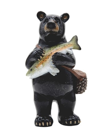 GSC - Bear with Fish Statue 54623