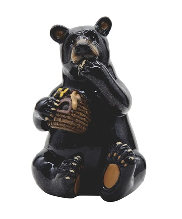 GSC - Bear with Honey Hive Statue 54628