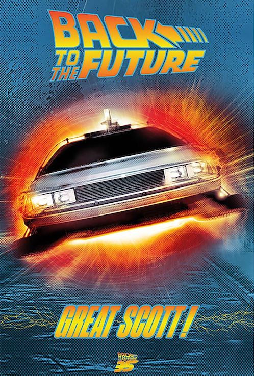 Back to the Future Great Scott Poster