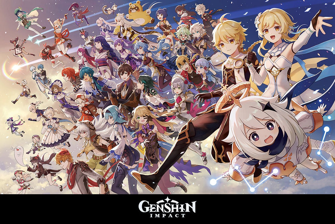 Genshin Impact Characters Poster