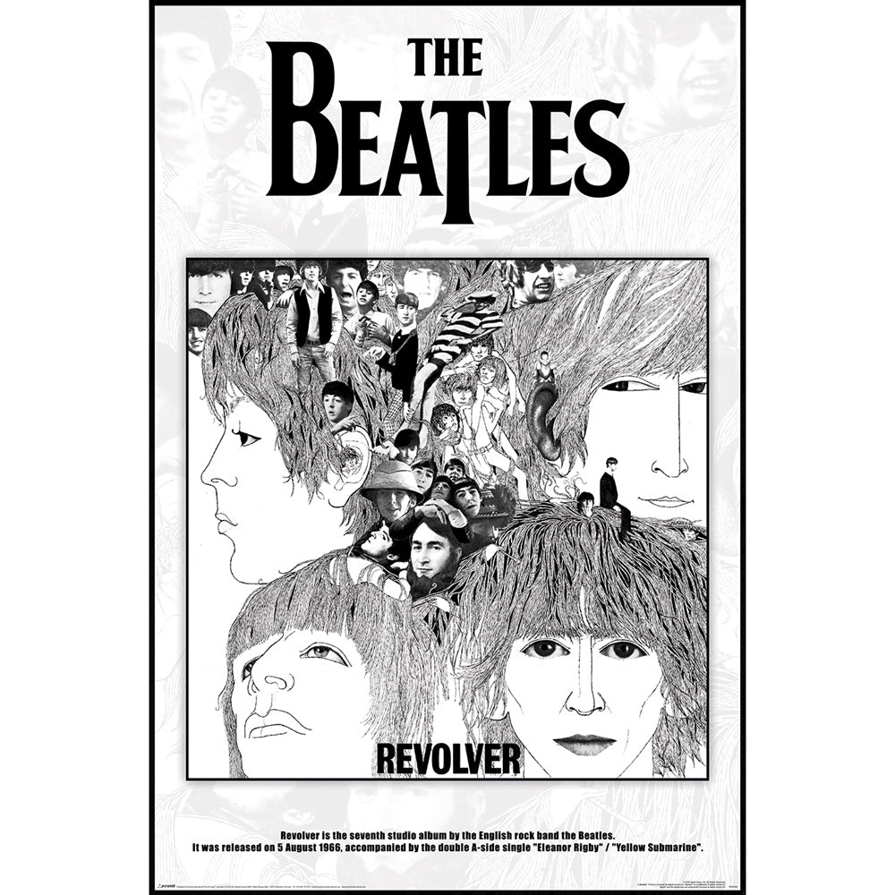 The Beatles Revolver Album Cover Poster