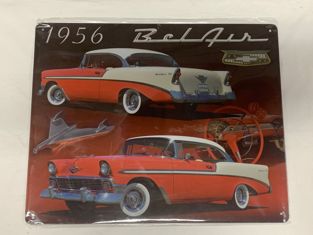 56 Bel Air Metal Sign