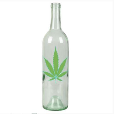 Glass Incense Smokin' Bottle - Cannabis