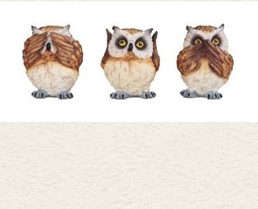 GSC - Assorted Owl No Evils Statues 54465