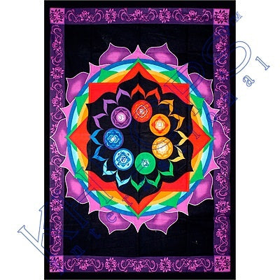 Rainbow Chakra Tapestry