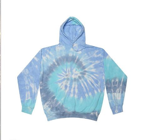 Colortone Tie Dye Pullover Hoodie - Lagoon