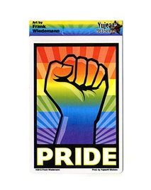 Yujean - Frank Wiedemanns Rainbow Fist Sticker