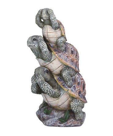 GSC- Stacked 3 No Evils Turtles Statue 61056
