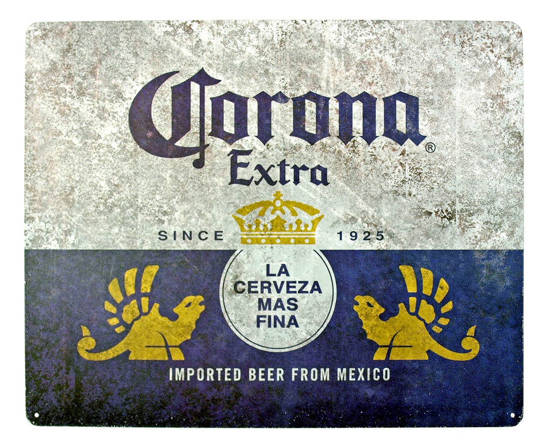 Corona Metal Sign