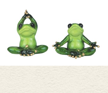 GSC - Lotus Pose Yoga Frog Statue 61187